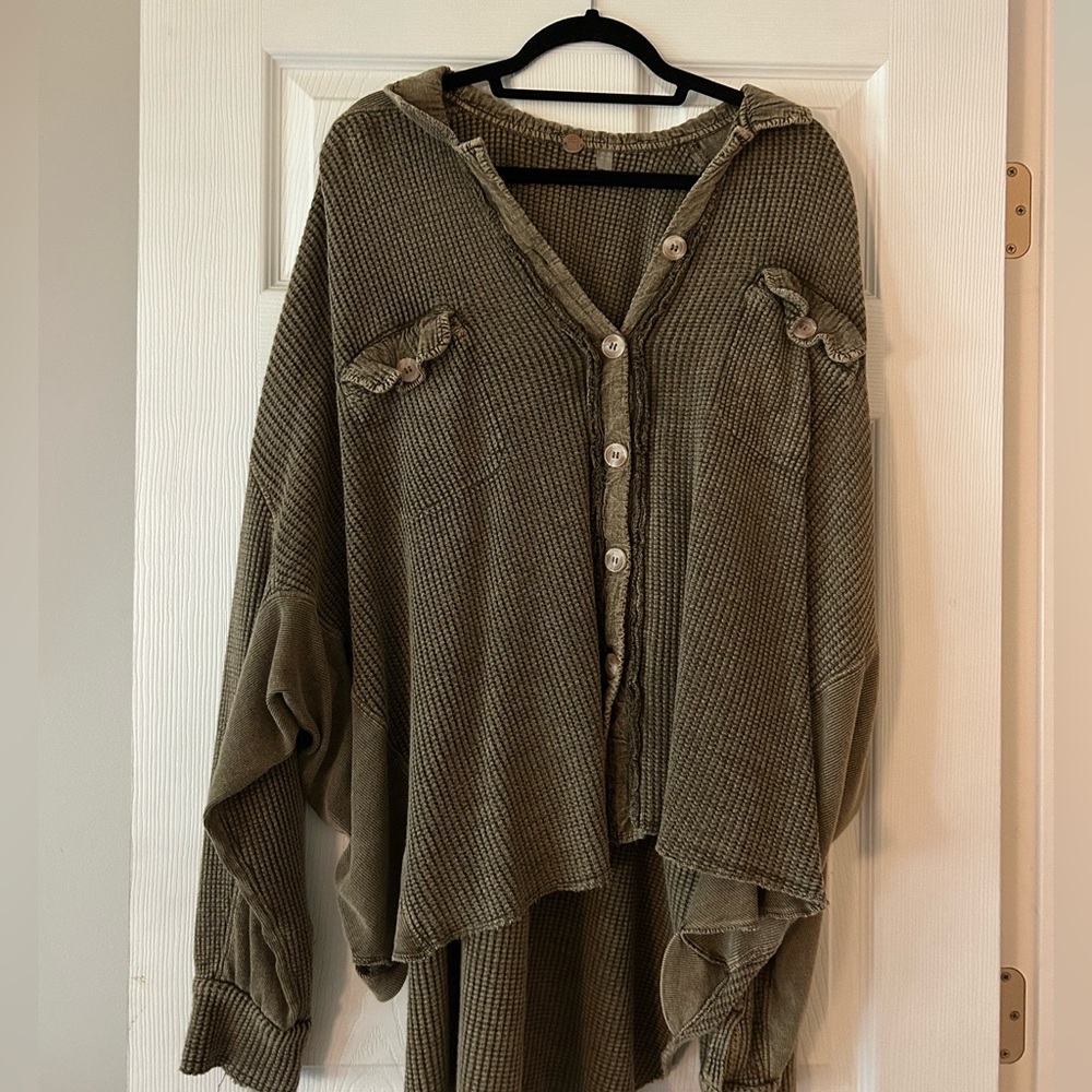 Free People Scout Shirt Size XL